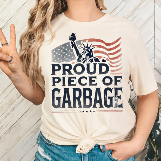 Trump- Proud Piece of Garbage- 11" wide DTF Transfer