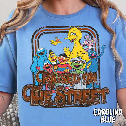 Raised on the Street- Full Color DTF Transfer