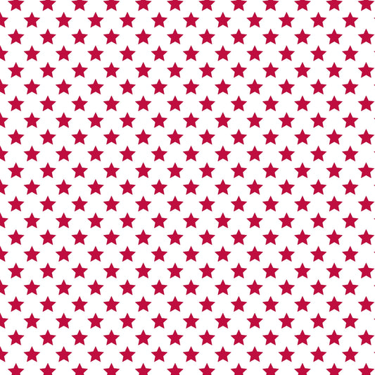 Red Star Print Flood Sheet Screen Print Transfer