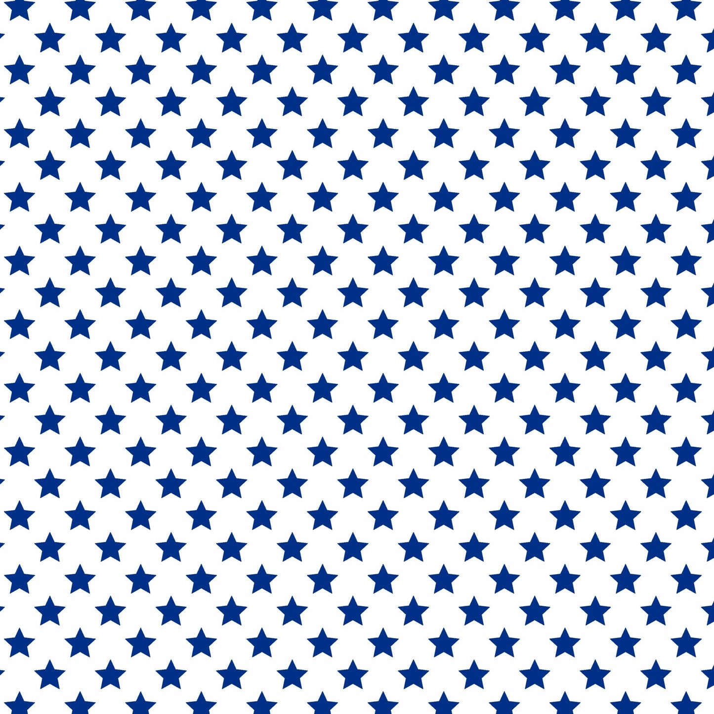 Royal Blue Star Print Flood Sheet Screen Print Transfer