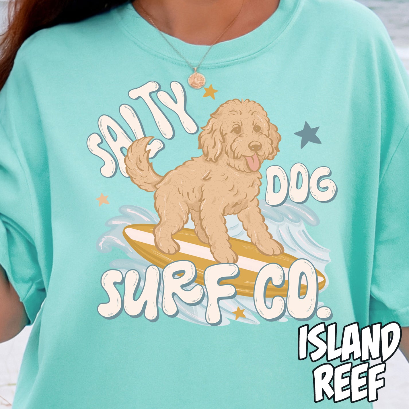 Salty Dog Surf Co- Full Color DTF Transfer
