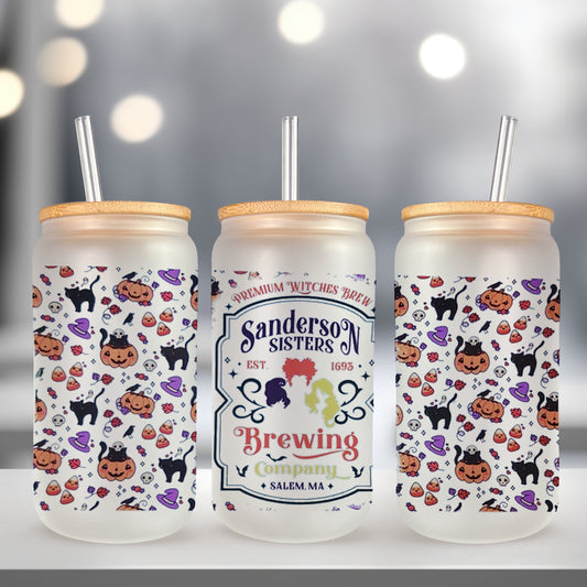 Sanderson Sisters Brewing Company UV DTF- 16oz Cup Wrap