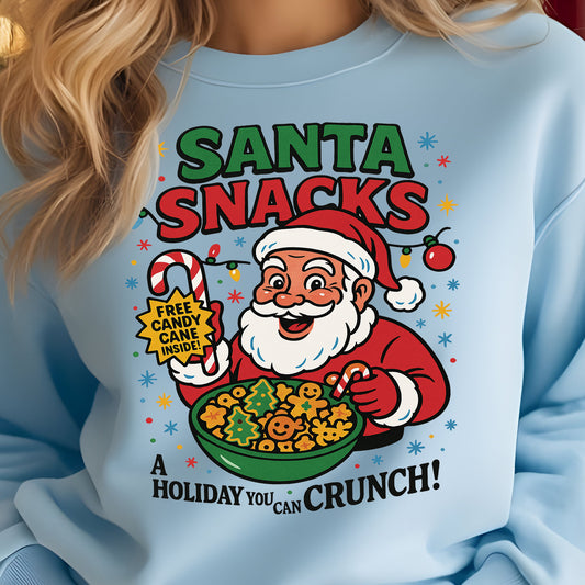 Santa Snacks- 11” DTF Transfer