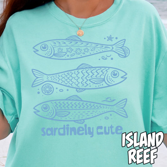Sardinely Cute- Single Color DTF Transfer