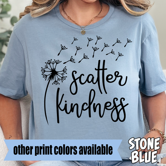 Scatter Kindness- Single Color DTF Transfer