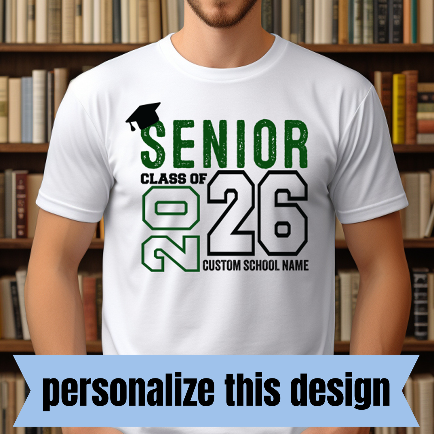 **PREORDER** Senior 2026 Personalized DTF