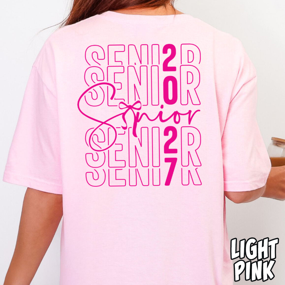 Senior Class of 2027 Stacked- Single Color DTF Transfer