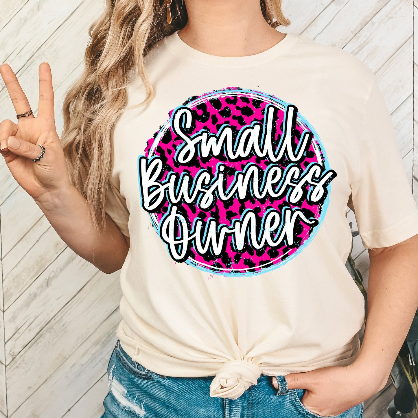 Small Business Owner- 11" wide DTF Transfer