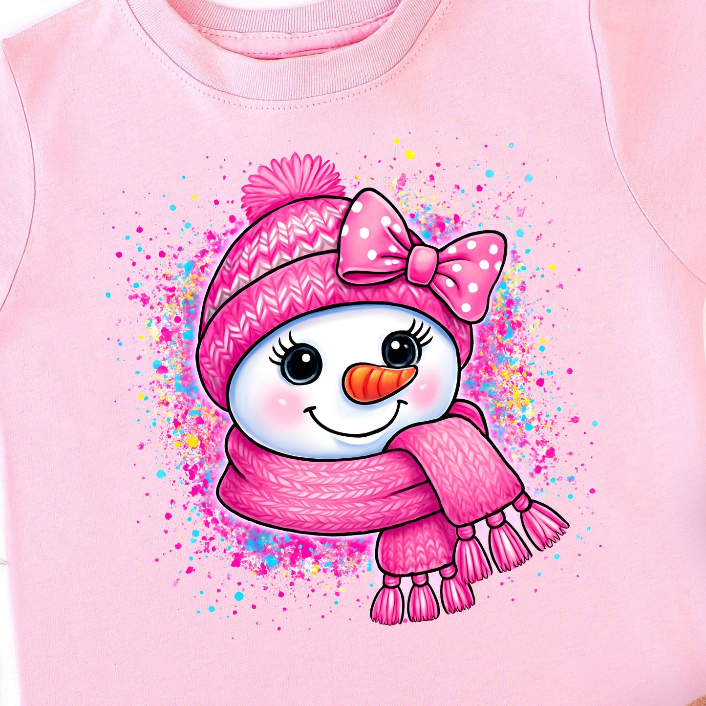 Winter Snow Girl (toddler)- 7.25" DTF Transfer