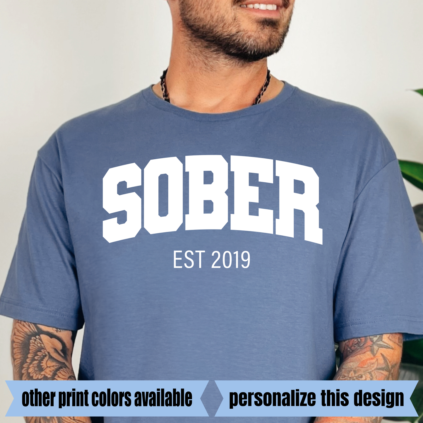**PERSONALIZED** Sober- Full Color DTF Transfer
