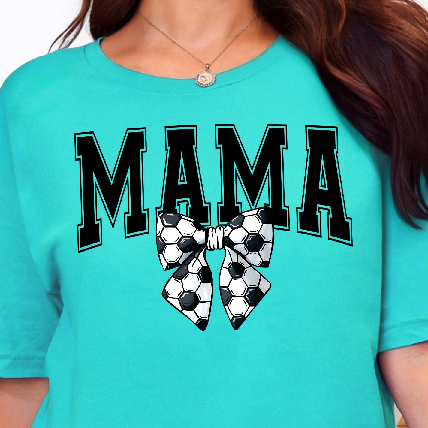 **PREORDER** Soccer Mama Bow- DTF Transfer