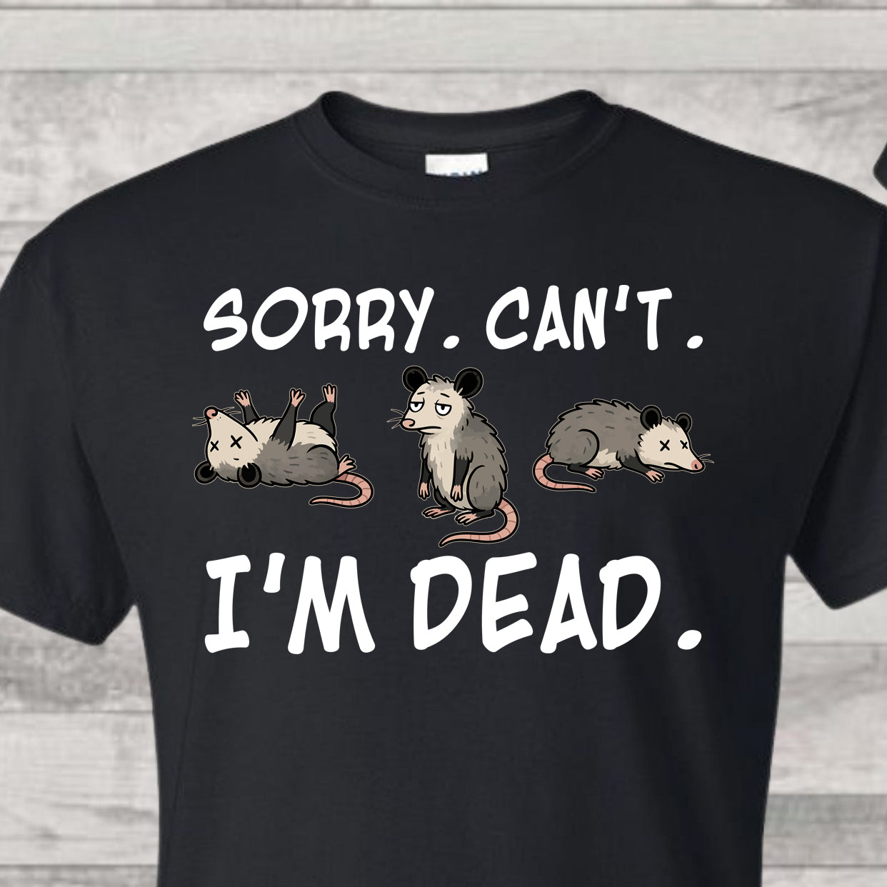 Sorry. Can't. I'm Dead.- Full Color DTF Transfer
