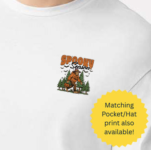 Bigfoot Spooky Season- 11” DTF Transfer