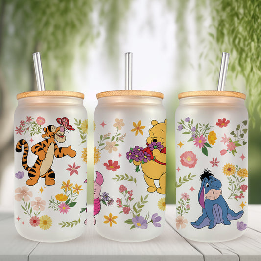Spring Bear UV DTF- 16oz Cup Wrap