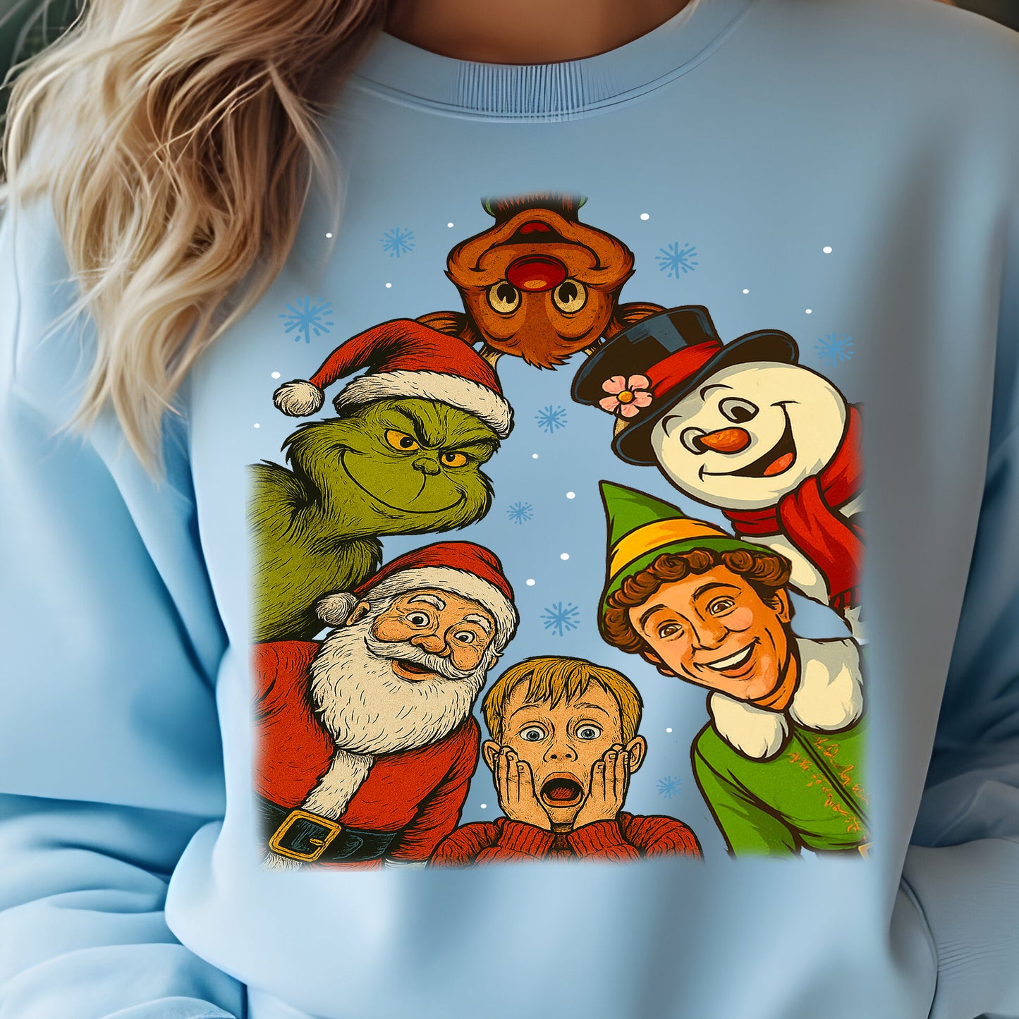 Christmas Movie Friends- 11" wide DTF Transfer