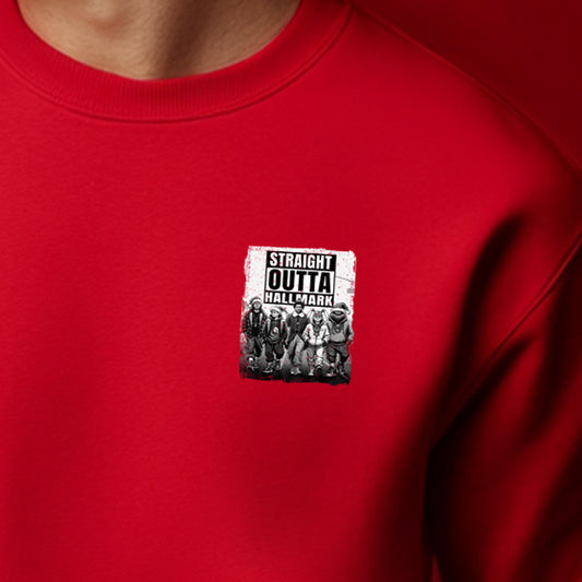 Straight Outta Hallmark (pocket)- 3.25" wide DTF Transfer