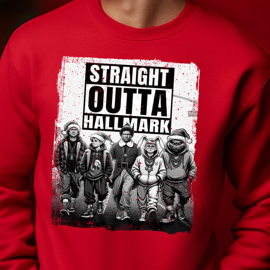 Straight Outta Hallmark- 11" wide DTF Transfer