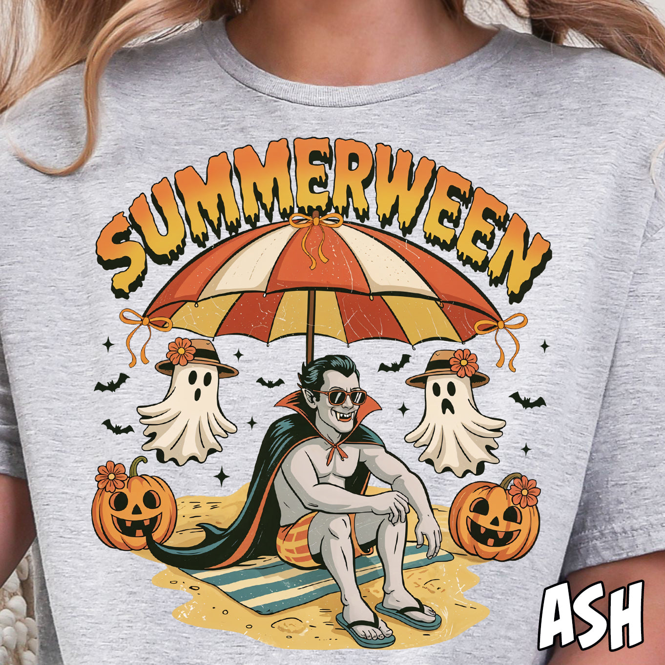 Summerween Dracula- Full Color DTF Transfer