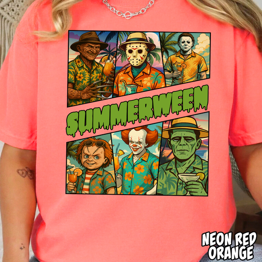 Summerween Panels- Full Color DTF Transfer