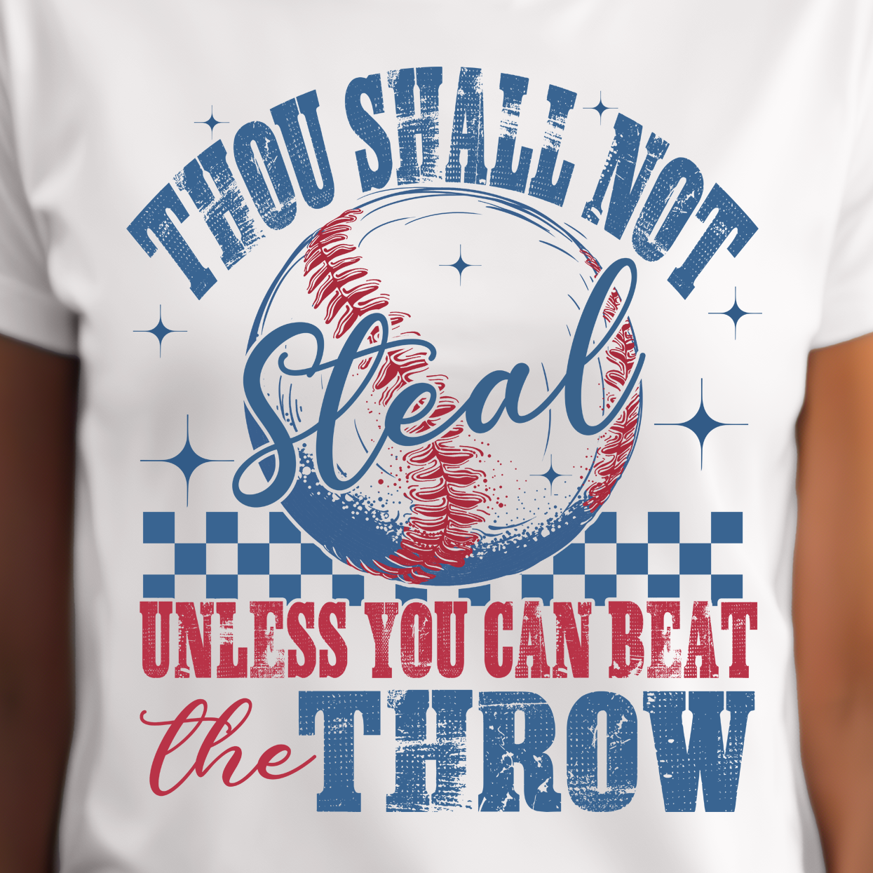 Thou Shall Not Steal Tee - White