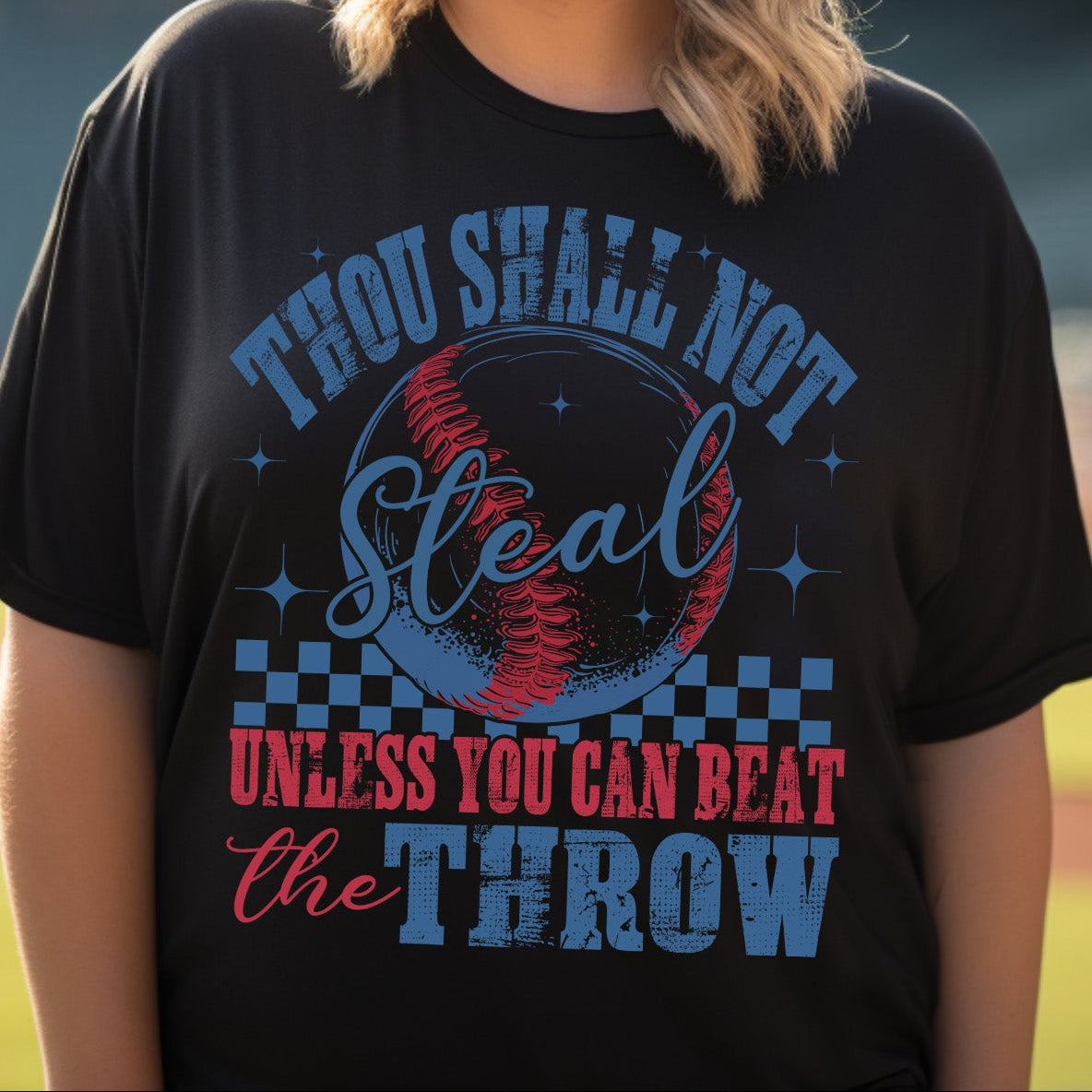 Thou Shall Not Steal Tee - Black