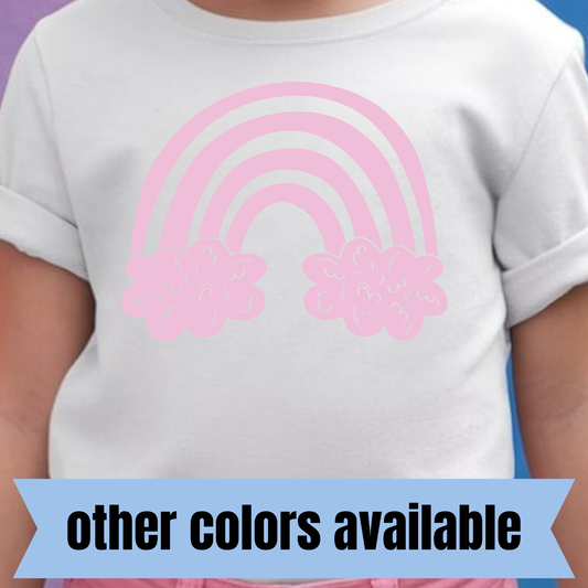 Cute Rainbow- Single Color DTF Transfer