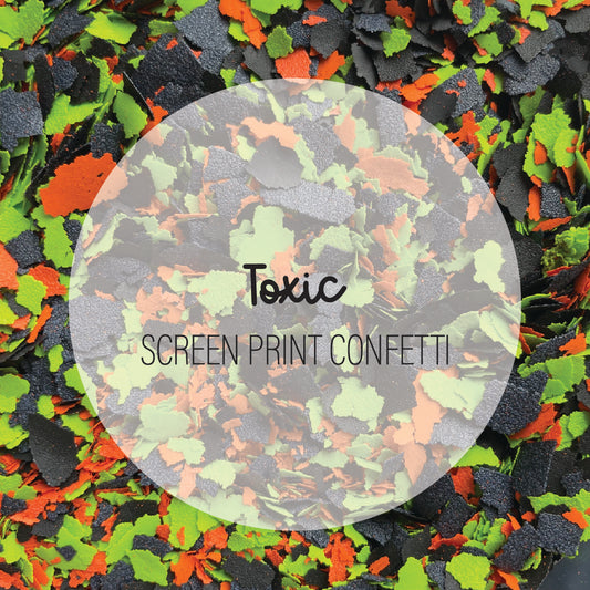 Toxic Screen Print Confetti