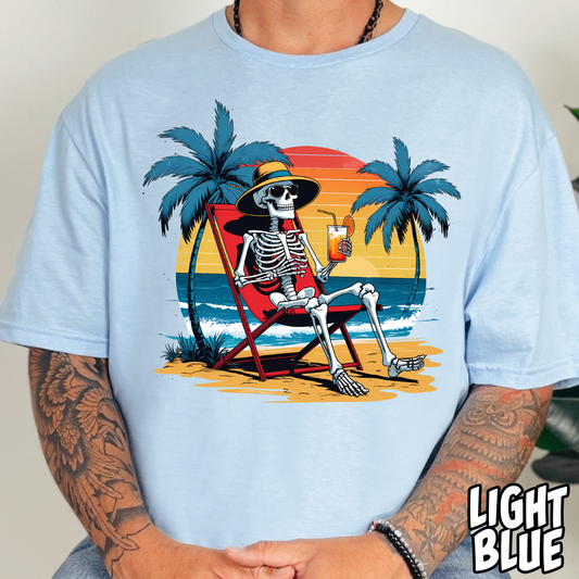 Tropical Skelley- Full Color DTF Transfer