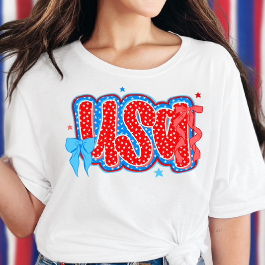 USA Stars-Full Color DTF Transfer