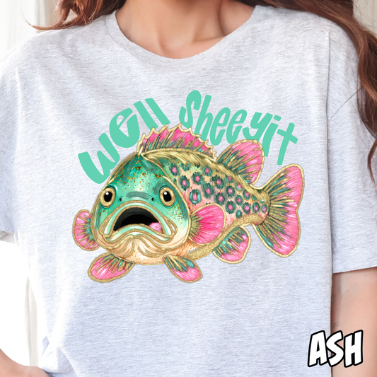 Well Sheeyit Fish-Full Color DTF Transfer