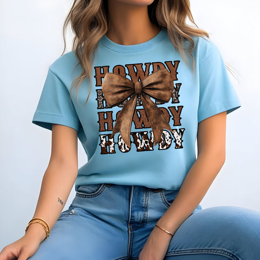 Western Howdy- 11" wide DTF Transfer