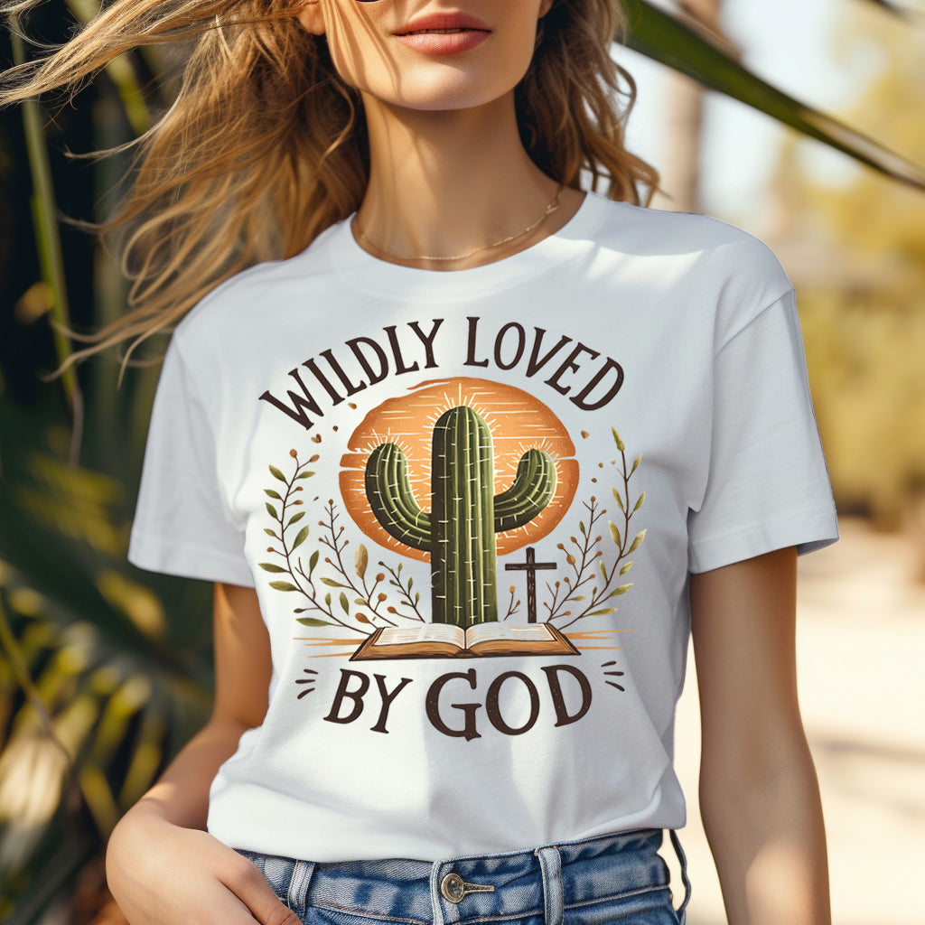 Wildly Loved by God- 11" wide DTF Transfer