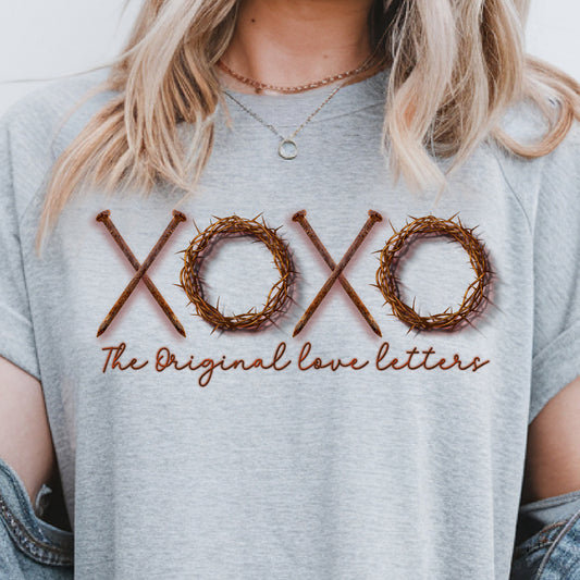 XOXO The Original Love Letters- Full Color DTF Transfer