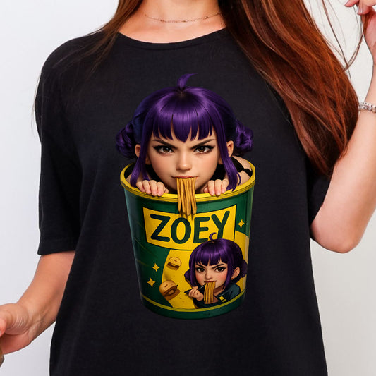 Zoey Noodles- Full Color DTF Transfer