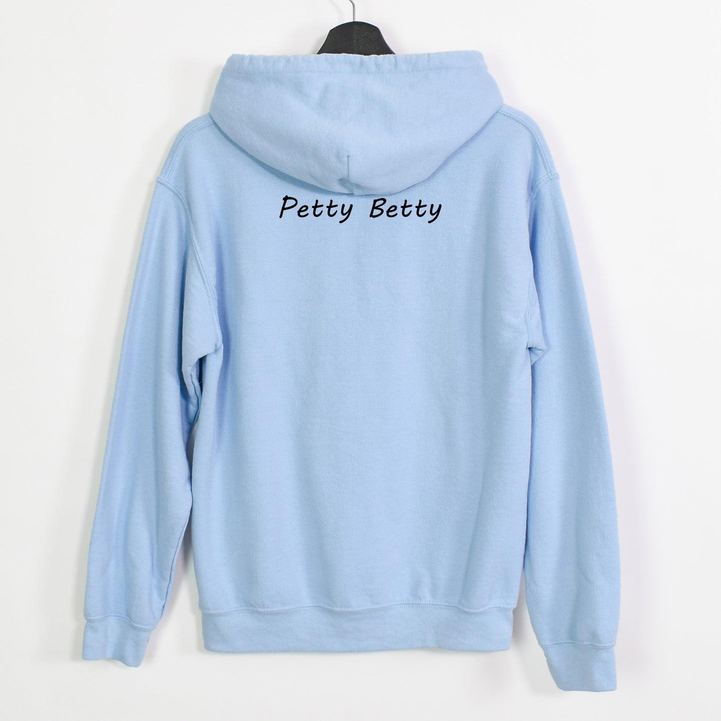 Petty Betty (Pocket/Sleeve)- Single Color (black)- 6" wide Plastisol Screen Print Transfer